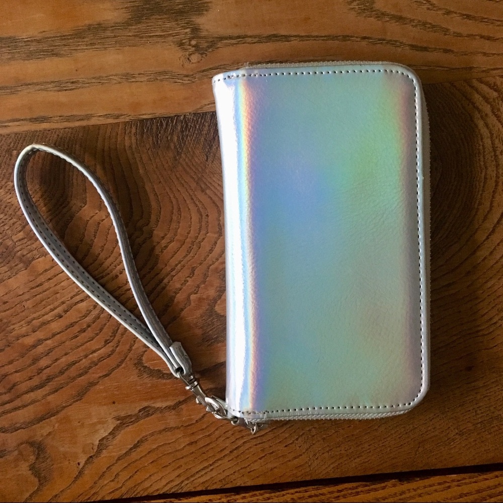 holographic wristlet wallet / purse